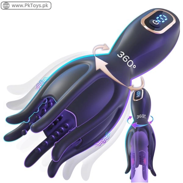 360° Rotating & Vibrating Male Masturbator Stroker In Pakistan