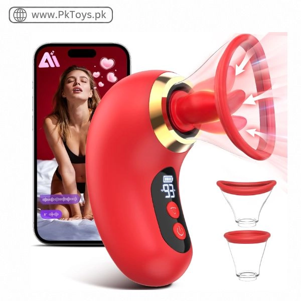 5-in-1 AI App Rose Vibrator Sex Toy For Women In Pakistan