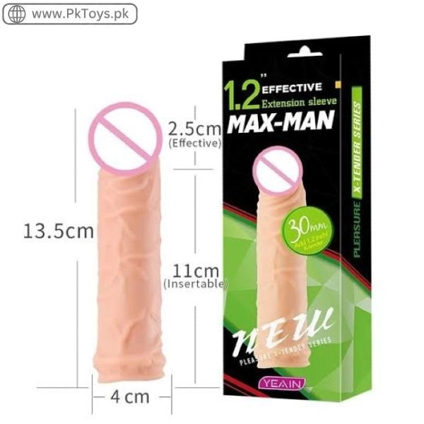 6 Inch Single Hole Silicone Reusable Condom In Pakistan