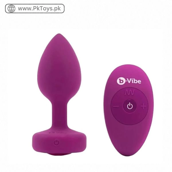 B-Vibe Vibrating Jewel Butt Plug in Pakistan