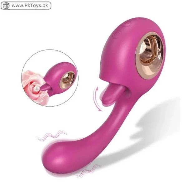 Donut 2-in-1 Clit Licking Toy G Spot Vibrator In Pakistan