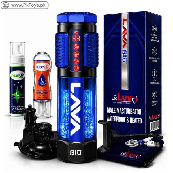 LeLuv LavaBl? Heated Automatic Male Masturbator with Penis Pump in Pakistan