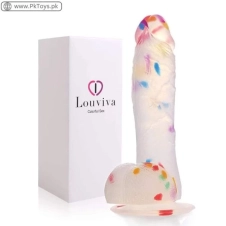 Dildo Realistic Clear Silicone Suction Cup In Pakistan