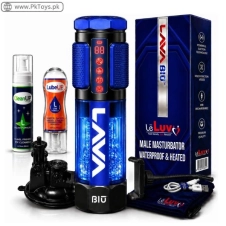 LeLuv LavaBl? Heated Automatic Male Masturbator with Penis Pump in Pakistan