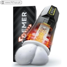 Male Masturbator Adult Wellness Toy with 9 Vibrating & 10 Thrusting Modes In Pakistan
