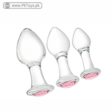 Premium Glass Unisex Butt Anal Plug In Pakistan
