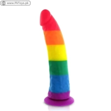 Silicone Rainbow Dildo 8 Inch In Pakistan