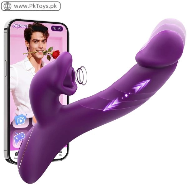 Toendi Rabbit Sucking Vibrator with Thrusting Dildo In Pakistan